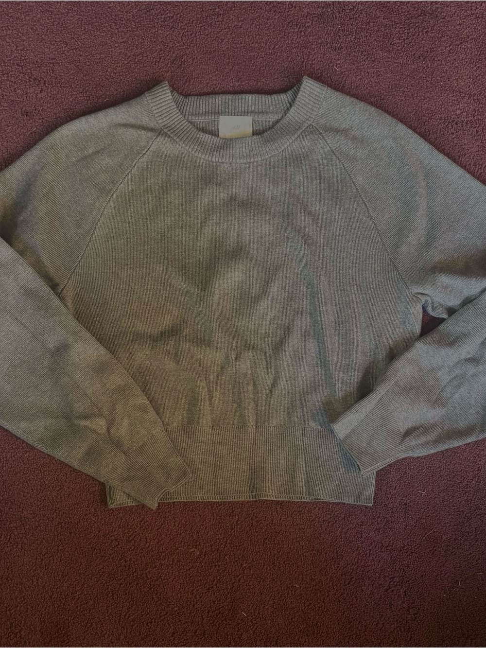 H&M Gray Crewneck Sweater